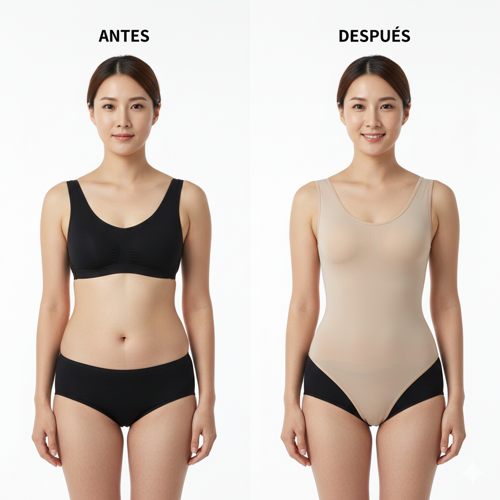 Faja moldeadora de cuerpo para mujer, sin costuras, ligera, control de abdomen, adelgazante, vientre plano, ropa interior con entrepierna abierta